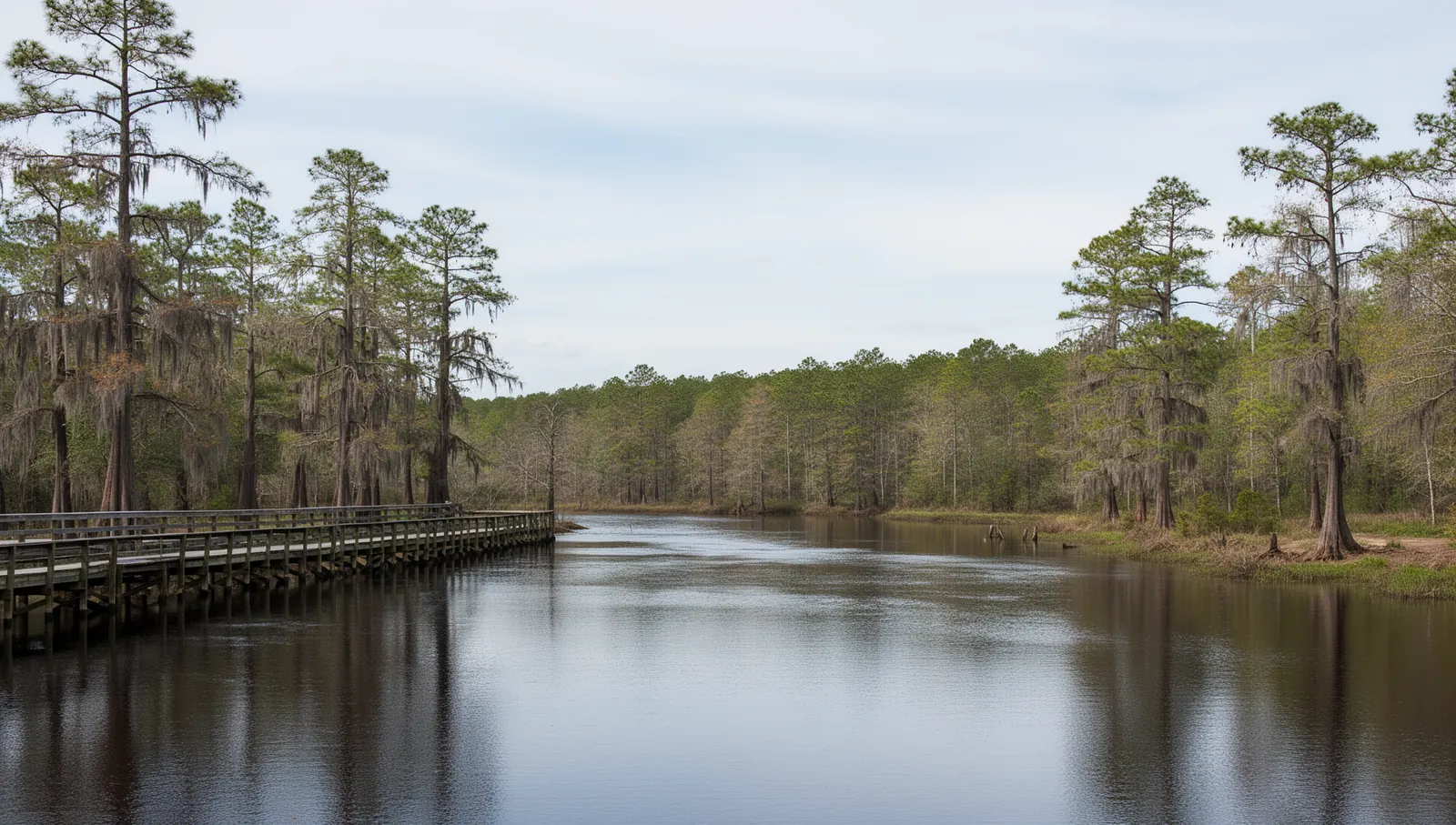 The Scuppernong River at Columbia, North Carolina